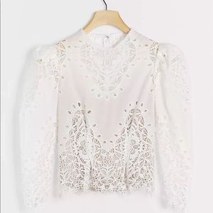 Hunter Bell / Anthropologie Lace Blouse 2